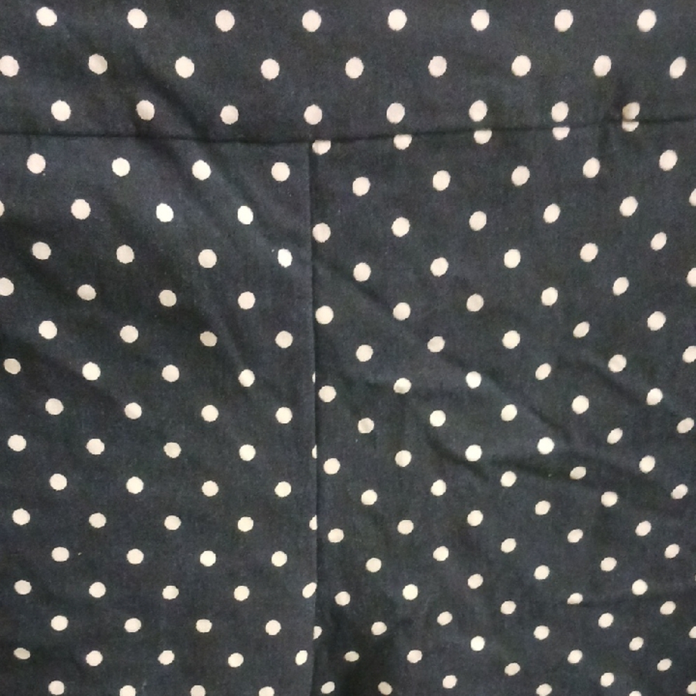 Charter Club Navy Polka Dot Capris - Picture 3 of 9